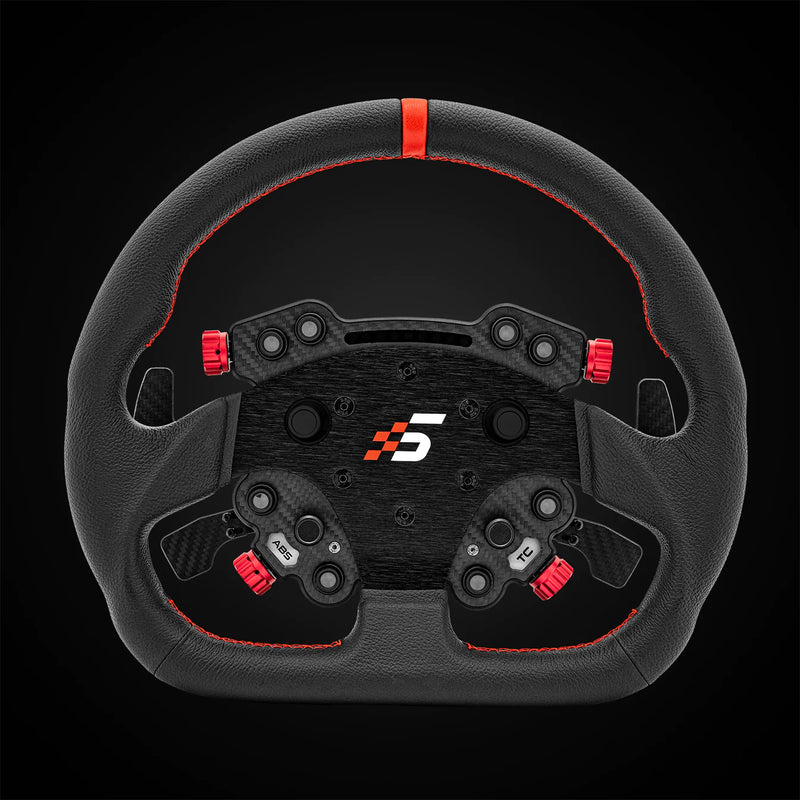Simagic GT1 (D-Shape) Steering Wheel with GT Pro Hub(K)| Shifter & Clutch Paddles - Leather - DELENordic.com