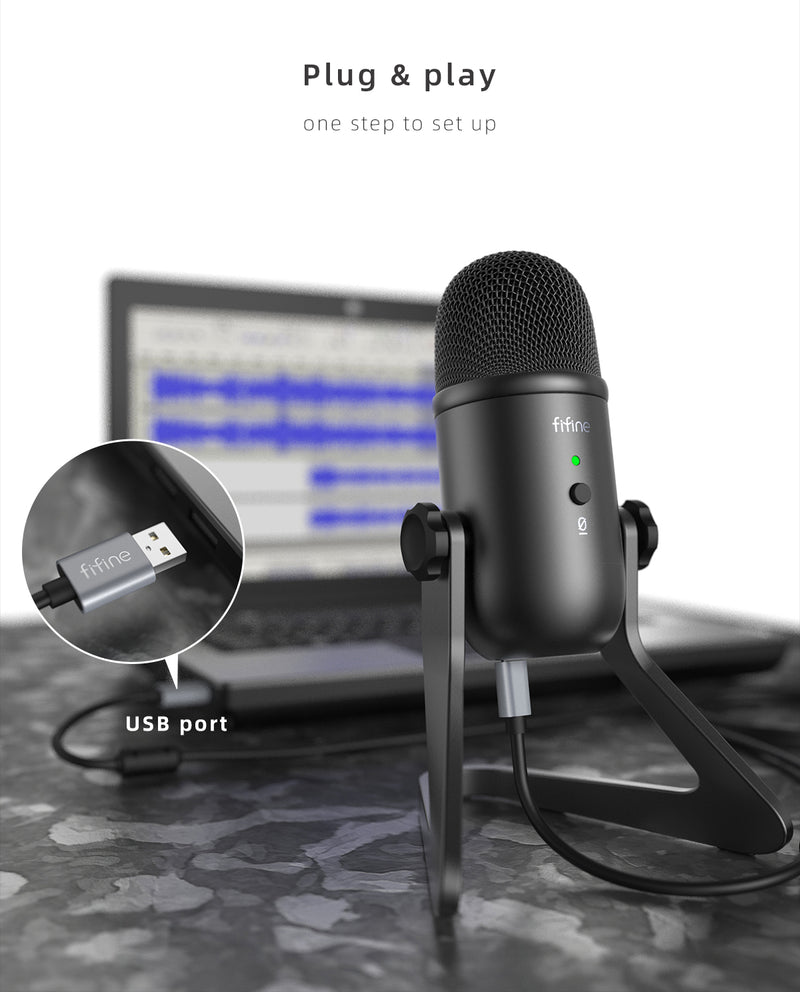 Fifine x DELE K678 USB Studio Microphone - DELENordic.com