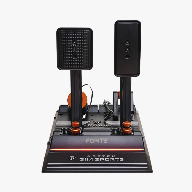 Forte レーシングペダル(アクセル+ブレーキ) 国内正規品 - dele.io Asetek Forte® Sim Racing Pedals Brake & Throttle