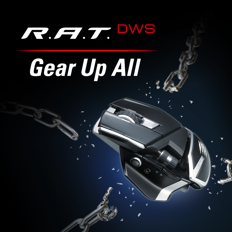 Mad Catz R.A.T. DWS Wireless Gaming Mouse - DELENordic.com