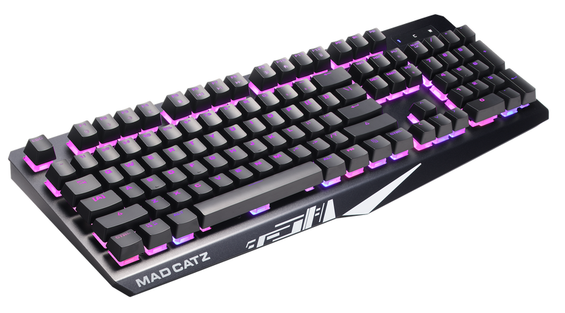 Mad Catz The Authentic S.T.R.I.K.E. 2 Mechanical Gaming Keyboard, Black - DELENordic.com