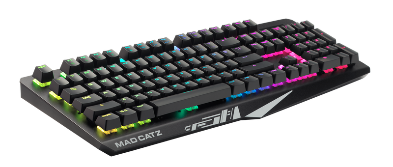 Mad Catz The Authentic S.T.R.I.K.E. 4 Mechanical Gaming Keyboard, Black - DELENordic.com