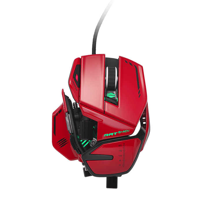 Mad Catz R.A.T. 8+ ADV Optical Gaming Mouse, Red - DELENordic.com