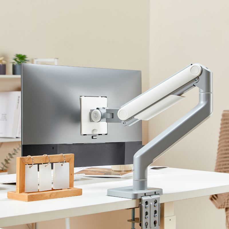 Alterzone Arm Momentum Heavy-duty monitorivarsi 17"-49" näytöille, hopea Alterzone Arm Momentum Heavy-duty monitorivarsi 17