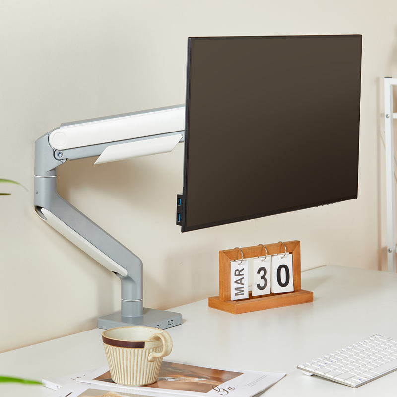 Alterzone Arm Momentum Heavy-duty monitorivarsi 17"-49" näytöille, hopea Alterzone Arm Momentum Heavy-duty monitorivarsi 17