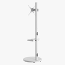 Alterzone Shift Monitor Floor Stand, White Alterzone Shift Monitor Floor Stand, White