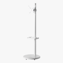 Alterzone Shift Monitor Floor Stand, White Alterzone Shift Monitor Floor Stand, White