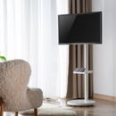 Alterzone Shift Monitor Floor Stand, White Alterzone Shift Monitor Floor Stand, White