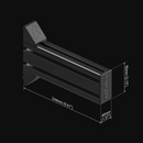 Trak Racer 240MM Aluminum Profile Side Shifter/Handbrake Mount - DELENordic.com Trak Racer 240MM Aluminum Profile Side Shifter/Handbrake Mount