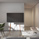 Alterzone Quad TV Floor Stand for 49"-70" TV's, Walnut - DELENordic.com Alterzone Quad golvstativ för 49