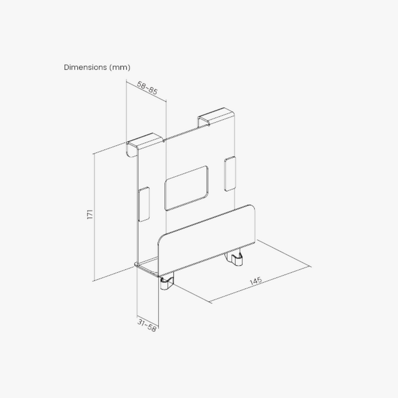 Alterzone Media Box Holder for Slim 7 X and Slim 8 X TV Floor Stands Alterzone Media Box Holder for Slim 7 X and Slim 8 X TV Floor Stands