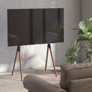 Alterzone Quad TV Floor Stand for 49"-70" TV's, Walnut - DELENordic.com Alterzone Quad golvstativ för 49