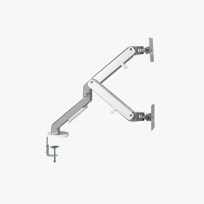 Alterzone Arm Chroma Duo Monitor Arm, White Alterzone Arm Chroma Duo monitorivarsi kahdelle 17