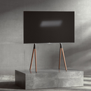 Alterzone Quad TV Floor Stand for 49"-70" TV's, Walnut - DELENordic.com Alterzone Quad golvstativ för 49
