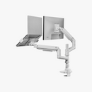 Alterzone Arm Luxe Heavy-duty Single Monitor Arm with Laptop Tray, White Alterzone Arm Luxe Heavy-duty Single monitorarm med laptopbricka, vit