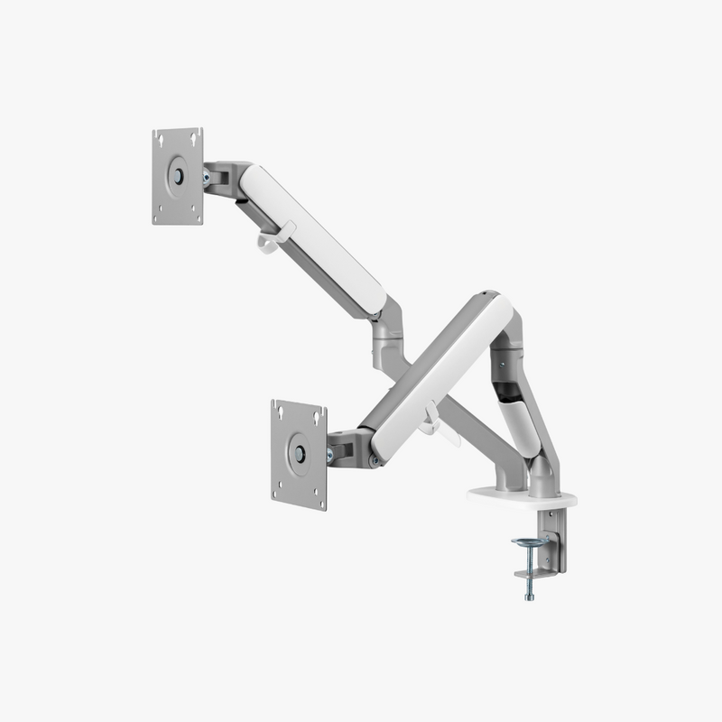 Alterzone Arm Chroma Duo Monitor Arm, White Alterzone Arm Chroma Duo Monitor Arm, White