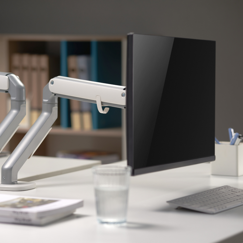 Alterzone Arm Chroma Single Monitor Arm, White Alterzone Arm Chroma Single Monitor Arm, White