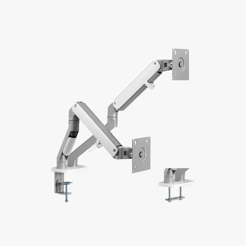 Alterzone Arm Chroma Duo Monitor Arm, White Alterzone Arm Chroma Duo Monitor Arm, White