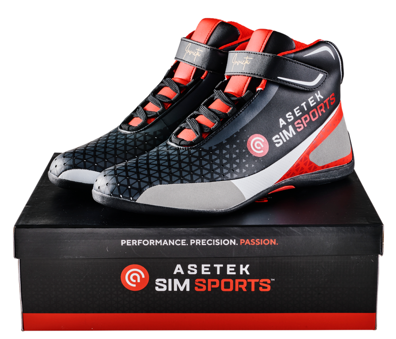 Asetek SimSports® Invicta™ Sim Racing Boots - DELENordic.com Asetek SimSports® Invicta™ Sim Racing Boots