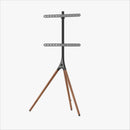 Alterzone Trio Easel TV Floor Stand for 45"-65" TVs, Walnut - DELENordic.com Alterzone Trio golvstativ för 45
