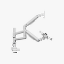 Alterzone Arm Luxe Heavy-duty Single Monitor Arm with Laptop Tray, White Alterzone Arm Luxe Heavy-duty Single monitorarm med laptopbricka, vit