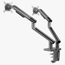 Alterzone Arm Duo Aluminum Monitor Arm, Space Gray - DELENordic.com Alterzone Arm Duo monitorarm i aluminium för dubbla 17