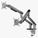 Alterzone Arm Duo Aluminum Monitor Arm, Space Gray - DELENordic.com Alterzone Arm Duo monitorarm i aluminium för dubbla 17