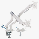 Alterzone Arm Duo USB Aluminum Monitor Arm, 2 x USB 3.0 Ports, White - DELENordic.com Alterzone Arm Duo USB monitorarm i aluminium för dubbla 17