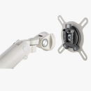 Alterzone Arm Duo USB Aluminum Monitor Arm, 2 x USB 3.0 Ports, White - DELENordic.com Alterzone Arm Duo USB monitorarm i aluminium för dubbla 17