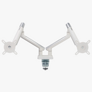 Alterzone Arm Duo USB Aluminum Monitor Arm, 2 x USB 3.0 Ports, White - DELENordic.com Alterzone Arm Duo USB monitorarm i aluminium för dubbla 17