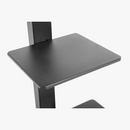 Alterzone Slim 7g TV Stand with Glass Base for 37"-70" TVs, Black - DELENordic.com Alterzone Slim 7g golvstativ med glasbas för 37