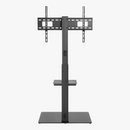 Alterzone Slim 7g TV Stand with Glass Base for 37"-70" TVs, Black - DELENordic.com Alterzone Slim 7g golvstativ med glasbas för 37