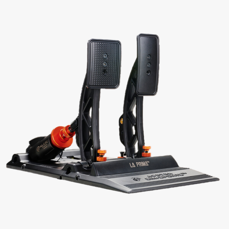 Asetek La Prima™ Sim Racing Pedals Brake & Throttle - DELENordic.com Asetek La Prima™ Sim Racing Pedals Brake & Throttle