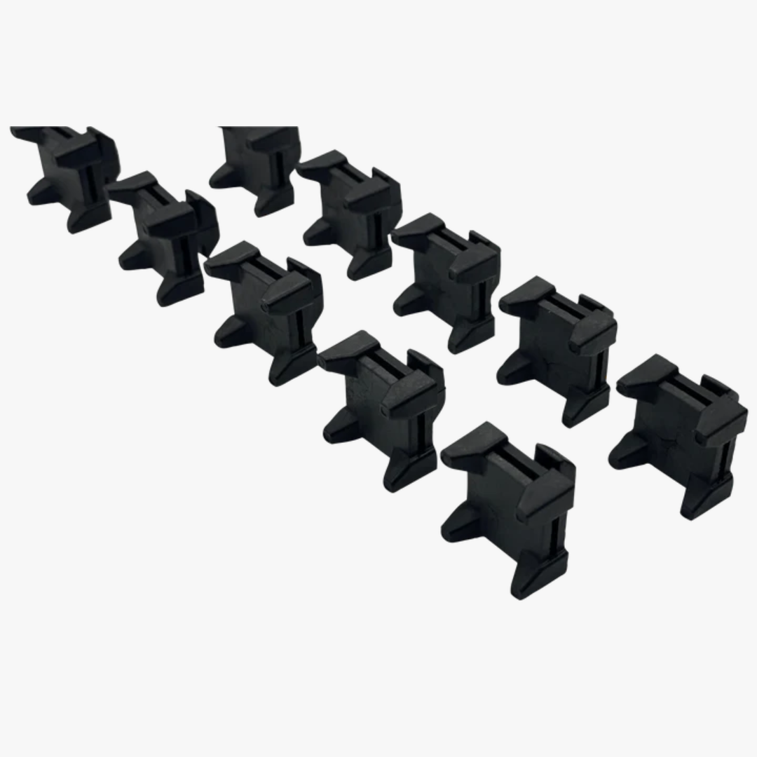 Trak Racer Set of 10 Cable Management Clips with 10 Cable Ties ...