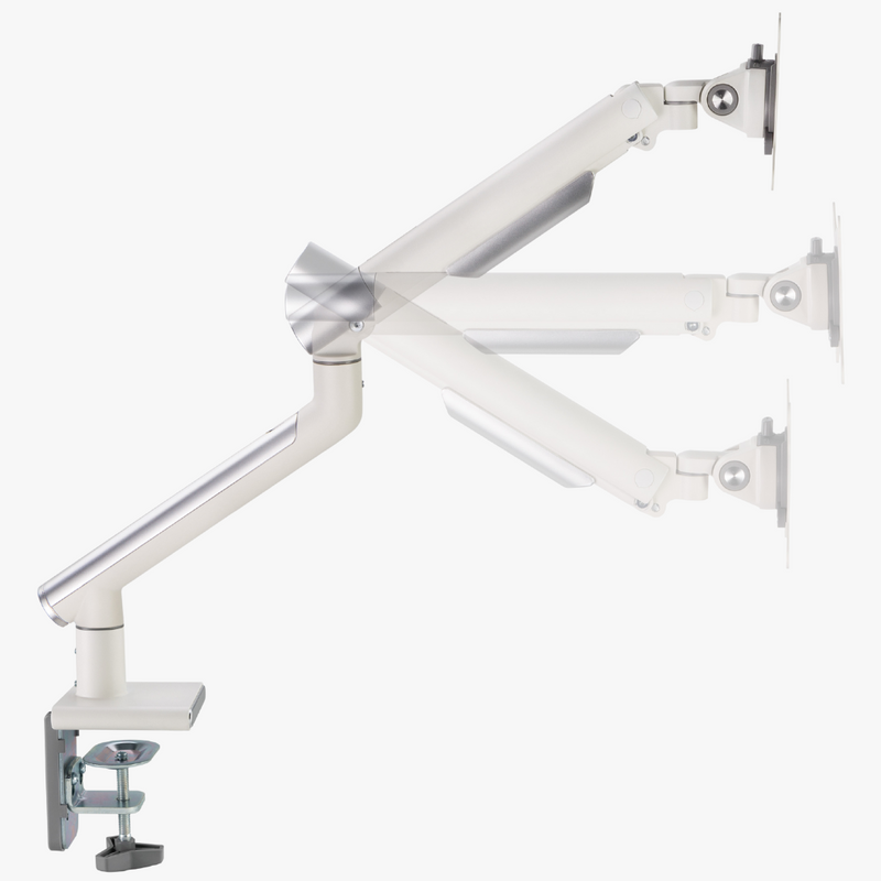 Alterzone Arm One Aluminum Monitor Arm, White - DELENordic.com Alterzone Arm One monitorarm i aluminium för 17