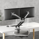 Alterzone Arm Duo Aluminum Monitor Arm, Space Gray - DELENordic.com Alterzone Arm Duo monitorarm i aluminium för dubbla 17
