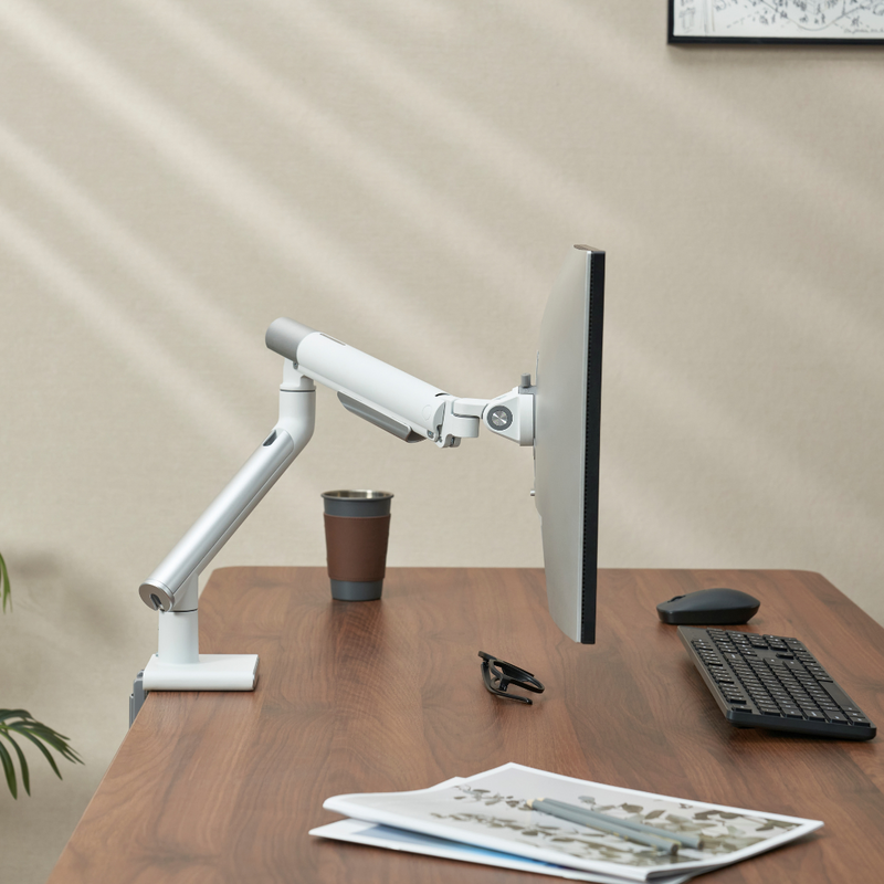 Alterzone Arm One Aluminum Monitor Arm, White - DELENordic.com Alterzone Arm One Aluminum Monitor Arm, White