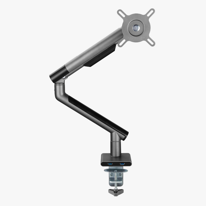 Alterzone Arm One USB Aluminum Monitor Arm, 2 x 3.0 USB Ports, Space Gray - DELENordic.com Alterzone Arm One USB alumiininen monitorivarsi 17