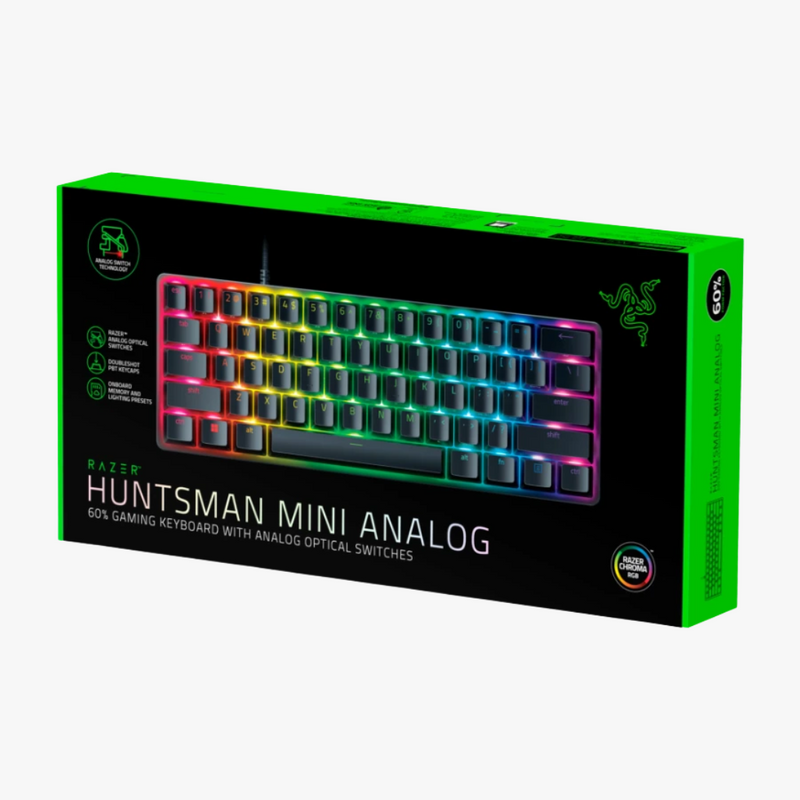 Razer Huntsman Mini Analog -pelinäppäimistö, pohjoismainen asettelu Razer Huntsman Mini Analog -pelinäppäimistö, pohjoismainen asettelu