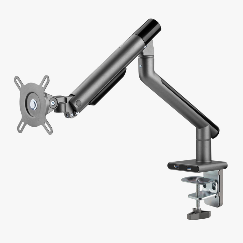 Alterzone Arm One USB Aluminum Monitor Arm, 2 x 3.0 USB Ports, Space Gray - DELENordic.com Alterzone Arm One USB alumiininen monitorivarsi 17