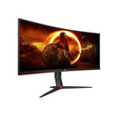 AOC 34" CU34G2X/BK Ultrawide Curved Gaming Monitor - DELENordic.com AOC 34