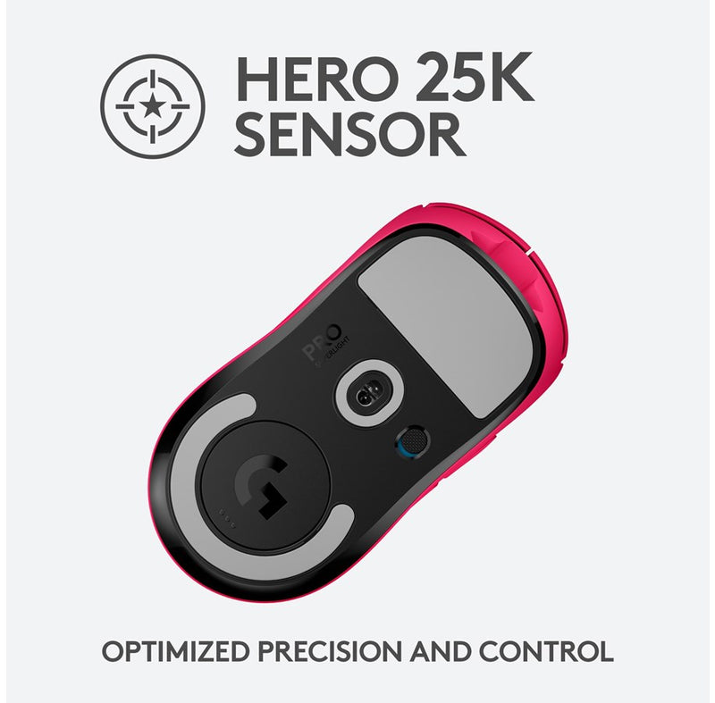 Logitech G Pro-spelmus med HERO 25K-sensor för e-sport