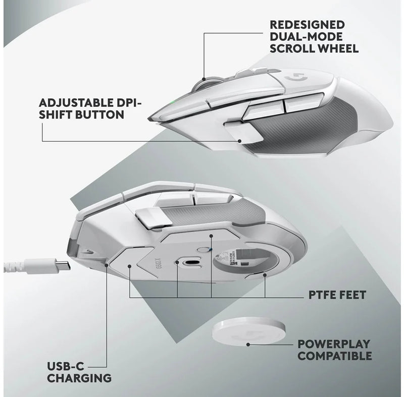  Logitech G502 X Lightspeed Wireless Gaming Mouse