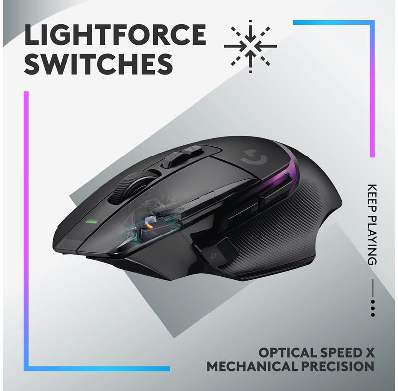 Logitech G502 X PLUS WIRELESS RGB Gaming Mouse - DELENordic.com