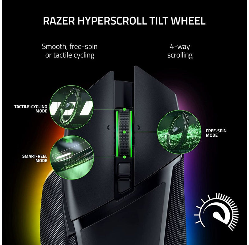 Customizable Wireless Gaming Mouse - Razer Basilisk V3 X
