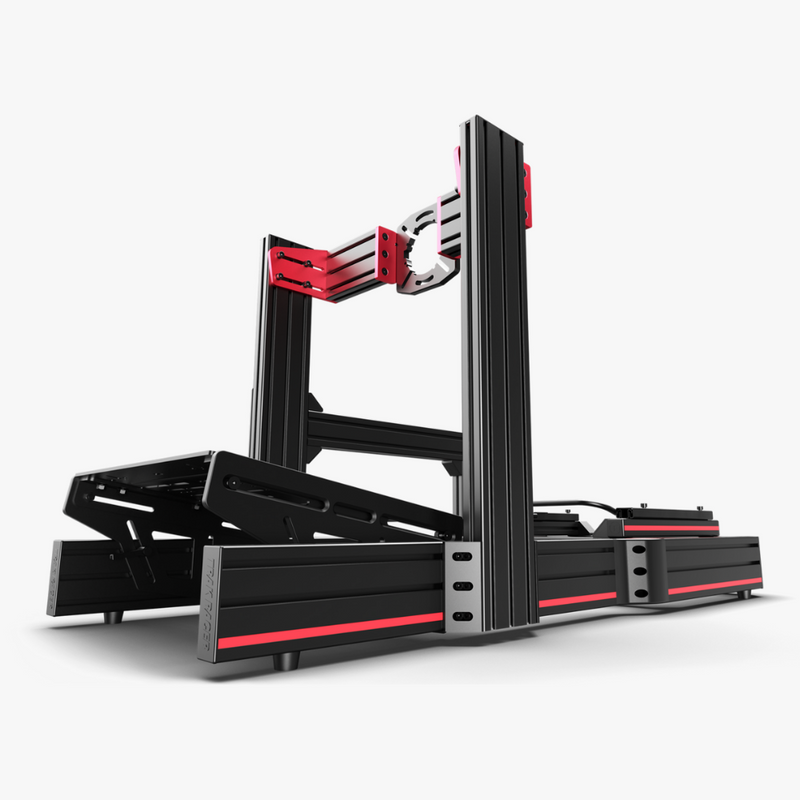 Trak Racer Full Set TR120 Aluminium Racing Cockpit with TR One Wheel Mount for Simucube and Simagic Direct Drive Wheels and Rally Seat - DELENordic.com