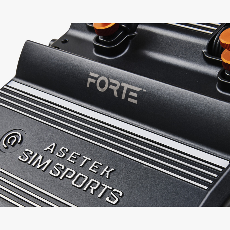 Forte レーシングペダル（アクセル+ブレーキ） 国内正規品 - dele.io Asetek Forte® Sim Racing Pedals Brake & Throttle