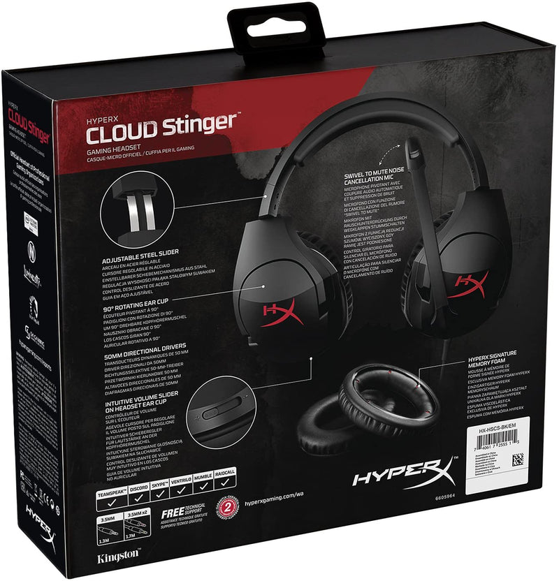 HyperX Cloud Stinger Gaming Headset - DELENordic.com
