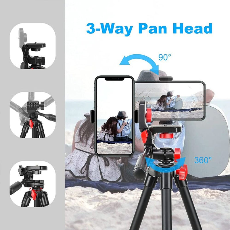 ZOMEi T70 Remote Controlled Mobile Phone Holder 360-Class Panoramic Ball Stand with Stand for Phone, Black - DELENordic.com
