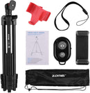 ZOMEi T50 Portable Tripod, Black - DELENordic.com ZOMEi T50 Portable Tripod, Black